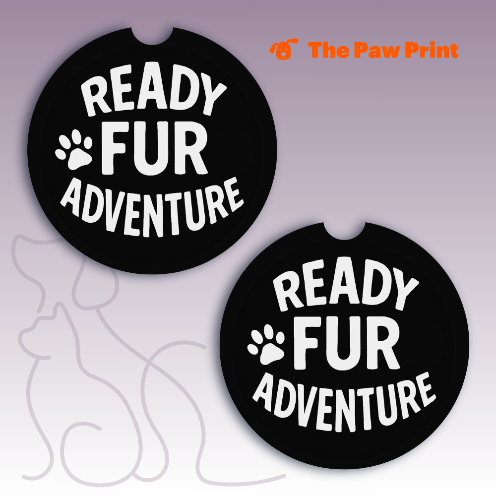 Ready Fur Adventure Car Coasters