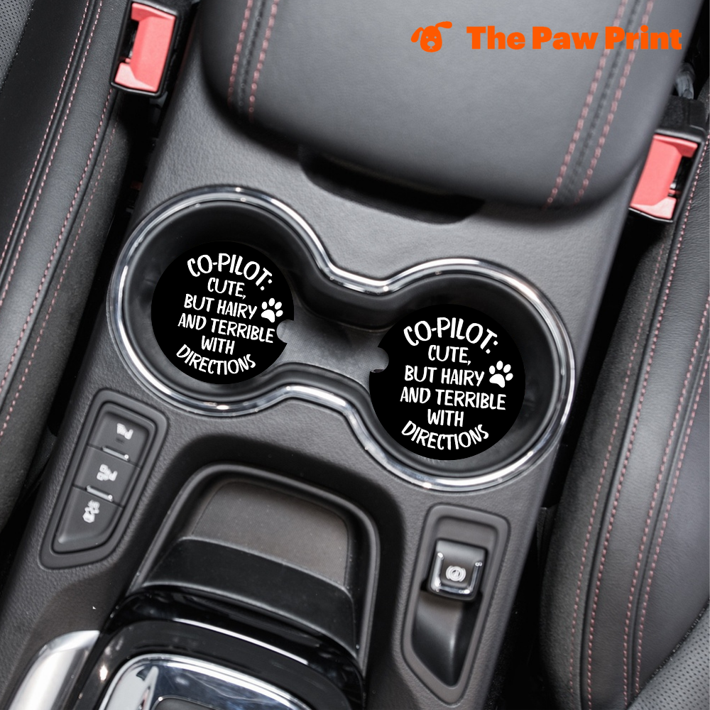 Terrible With Directions Car Coasters