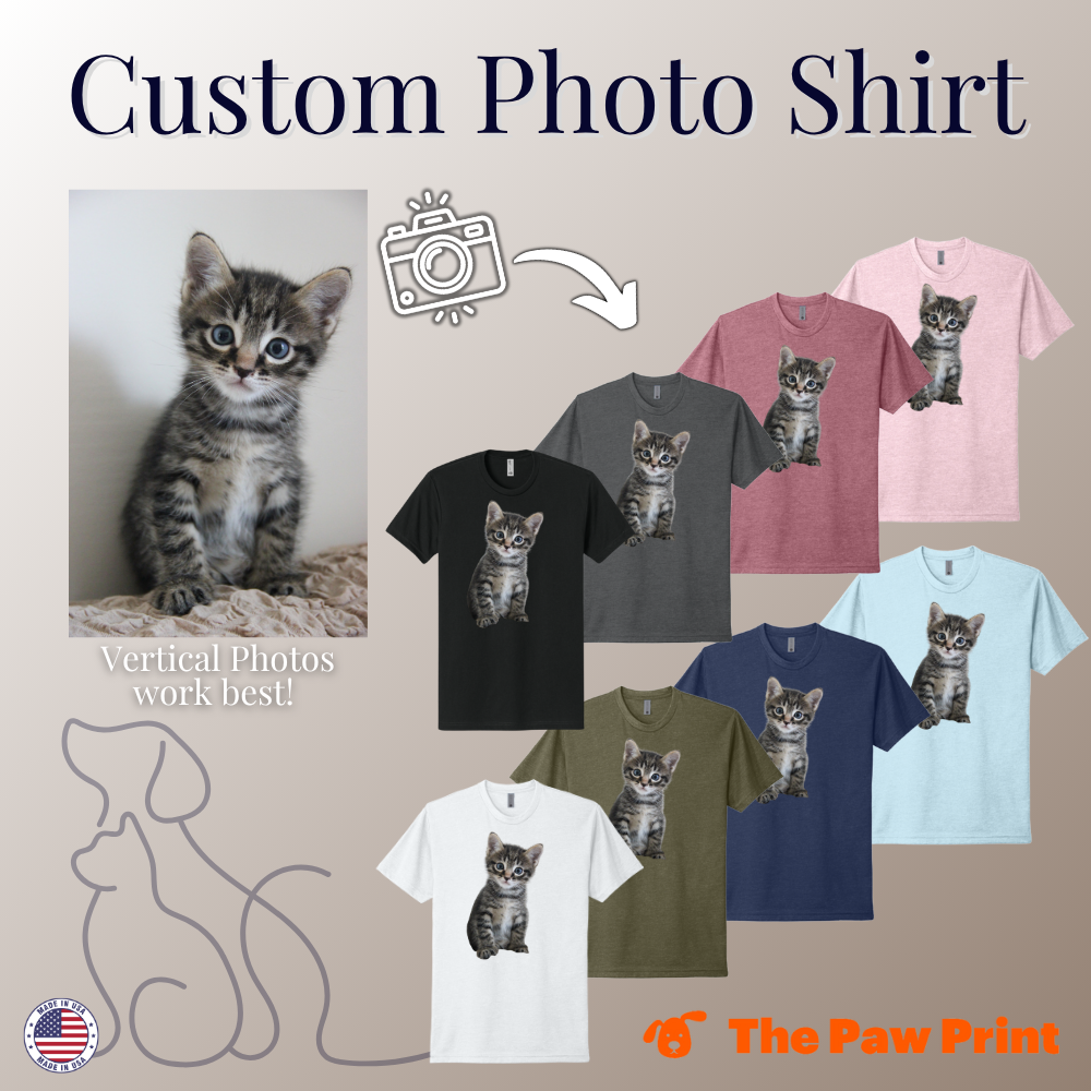Custom Pet Photo T-Shirt
