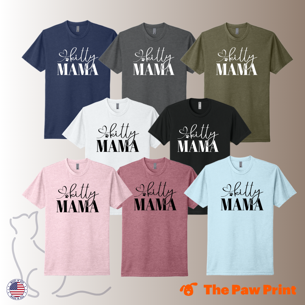 Kitty Mama Heart T-Shirt