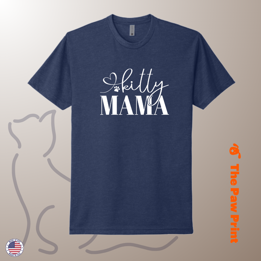 Kitty Mama Heart T-Shirt