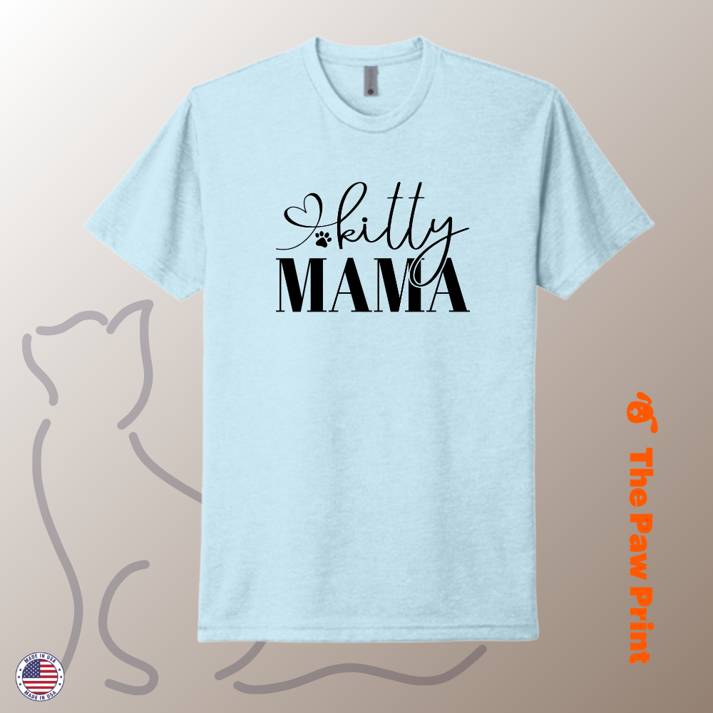 Kitty Mama Heart T-Shirt