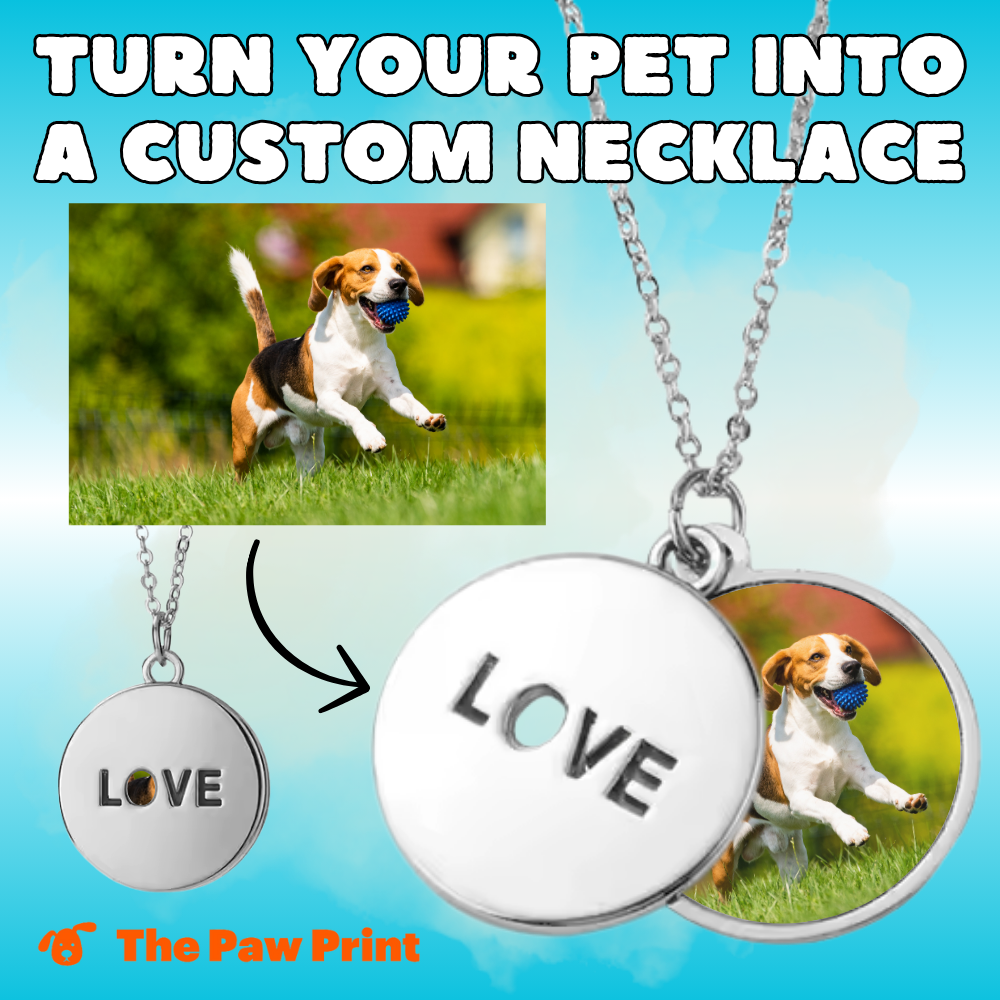 Custom Photo LOVE Necklace