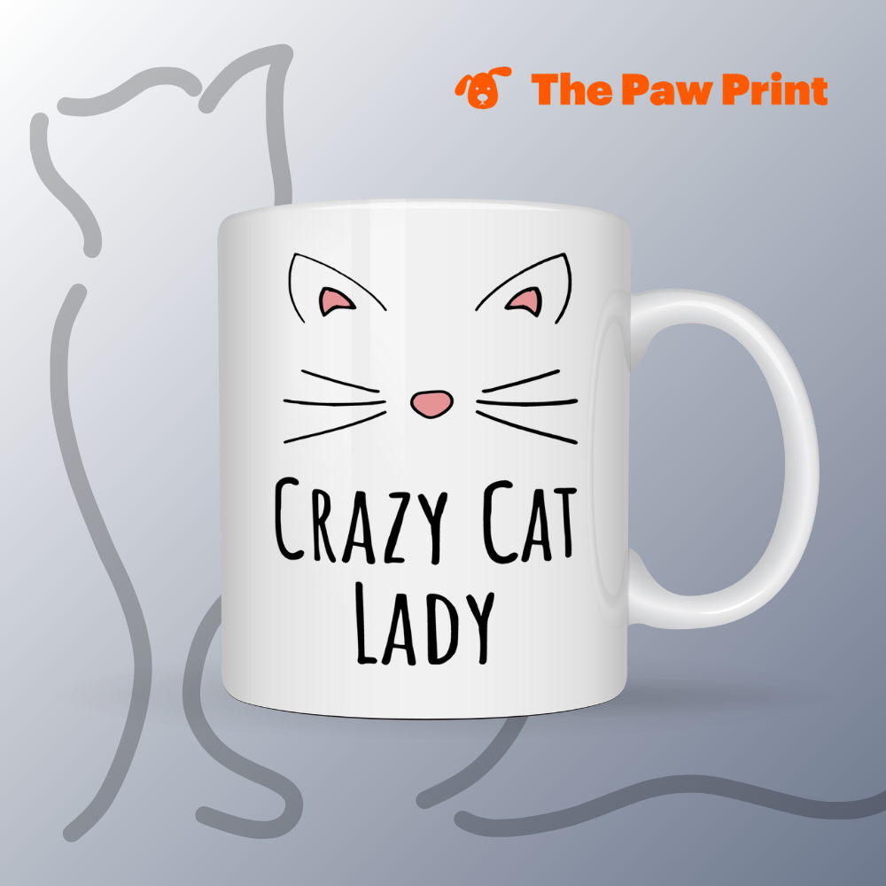 Crazy Cat Lady White Glossy Mug (11oz)