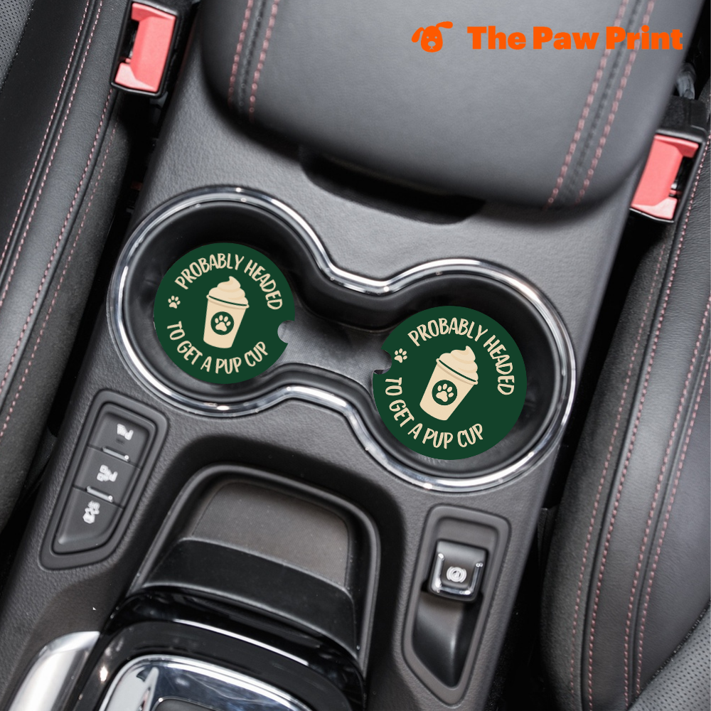 Pup Cup Car Coasters