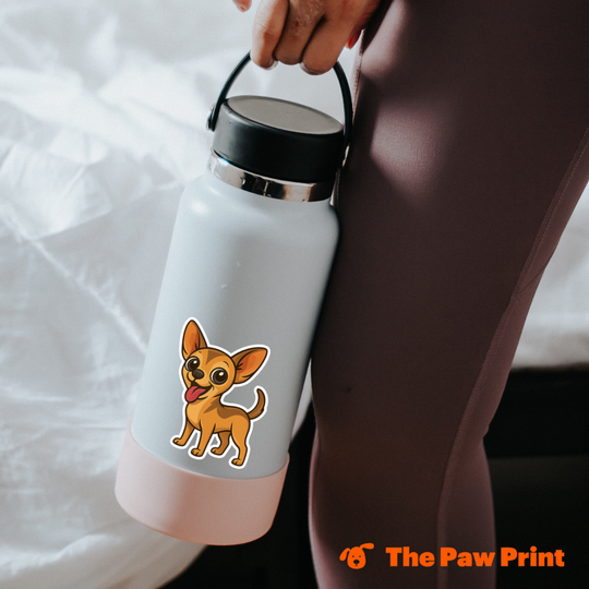 Bubble-Free Chihuahua Sticker