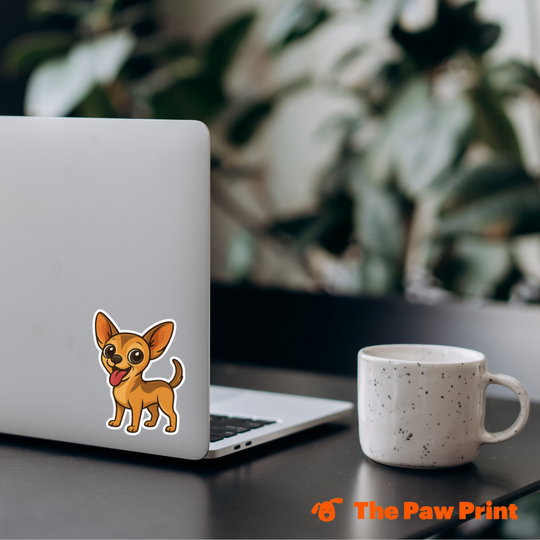 Bubble-Free Chihuahua Sticker