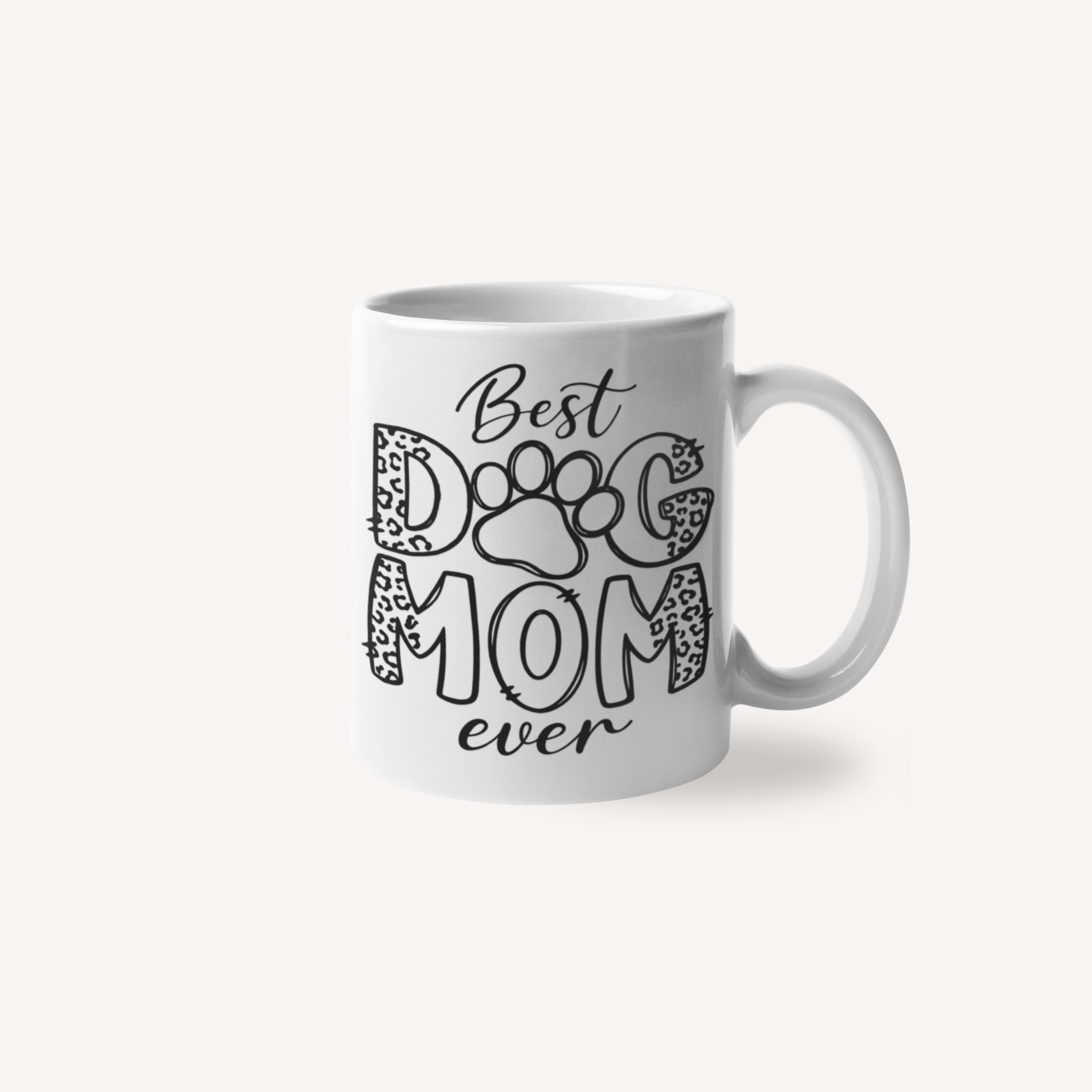 Best Dog Mom Ceramic Mug