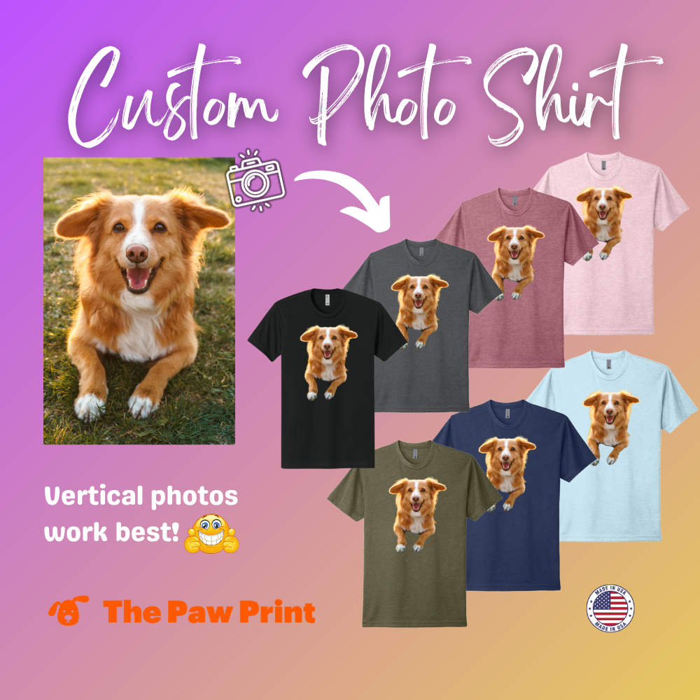 Custom Pet Photo T-Shirt