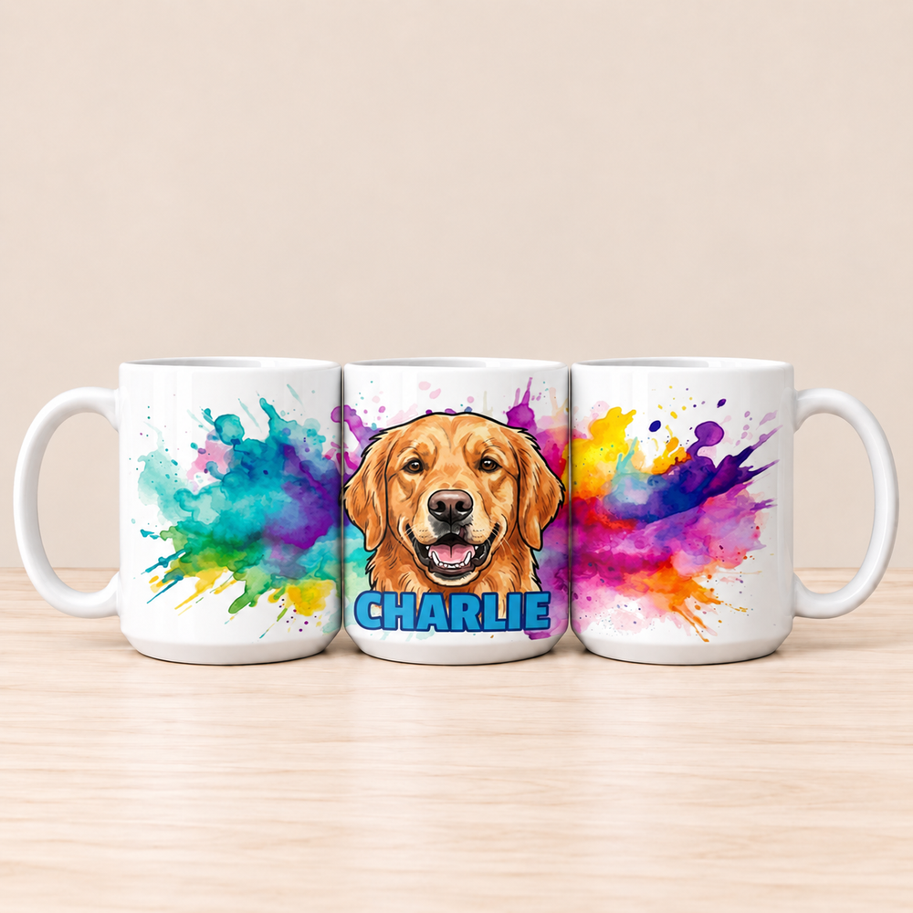 Paint Explosion Collection Ceramic Mug