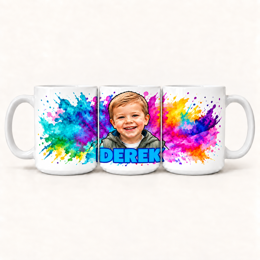 Paint Explosion Collection Ceramic Mug