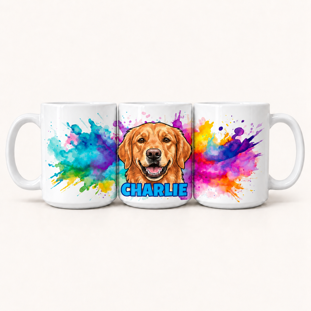 Paint Explosion Collection Ceramic Mug