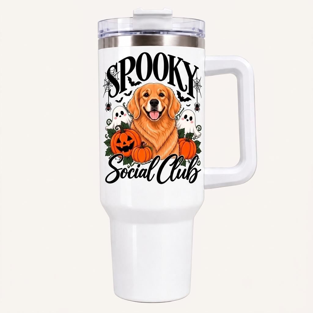 Spooky Social Club 40 oz Tumbler