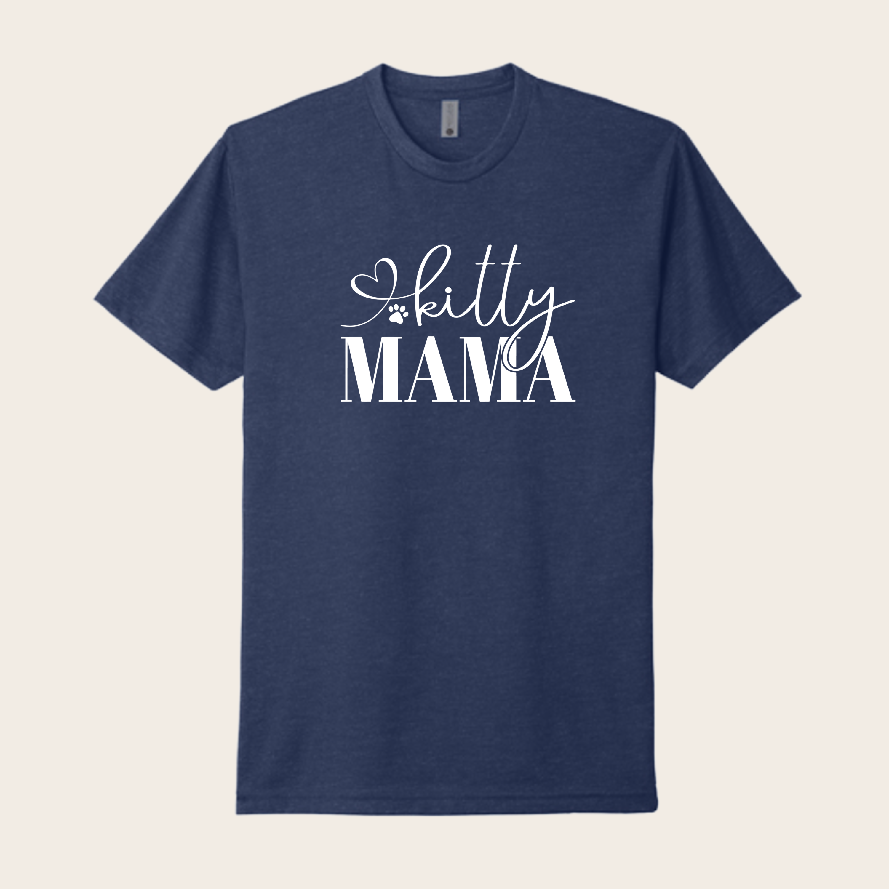 Kitty Mama Heart T-Shirt