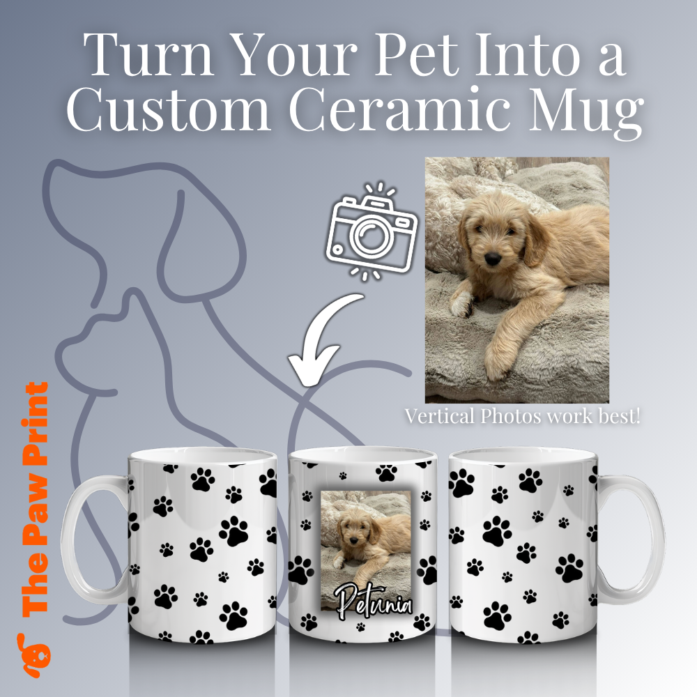 Custom Personalized White Glossy Pet Mug (11oz)