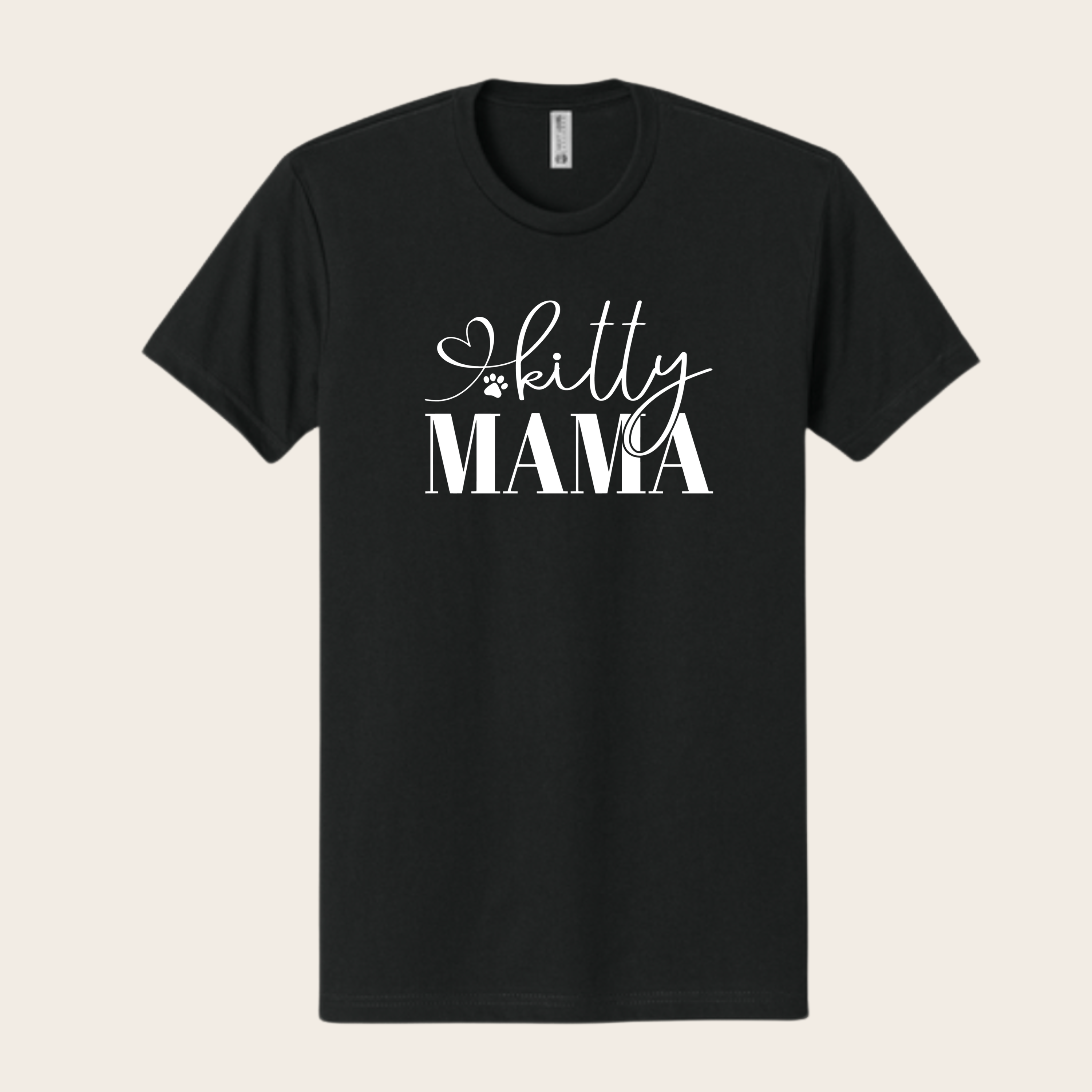 Kitty Mama Heart T-Shirt