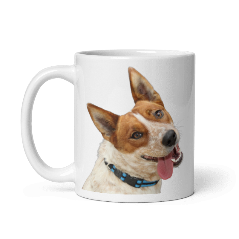 Custom Personalized White Glossy Pet Mug (11oz)