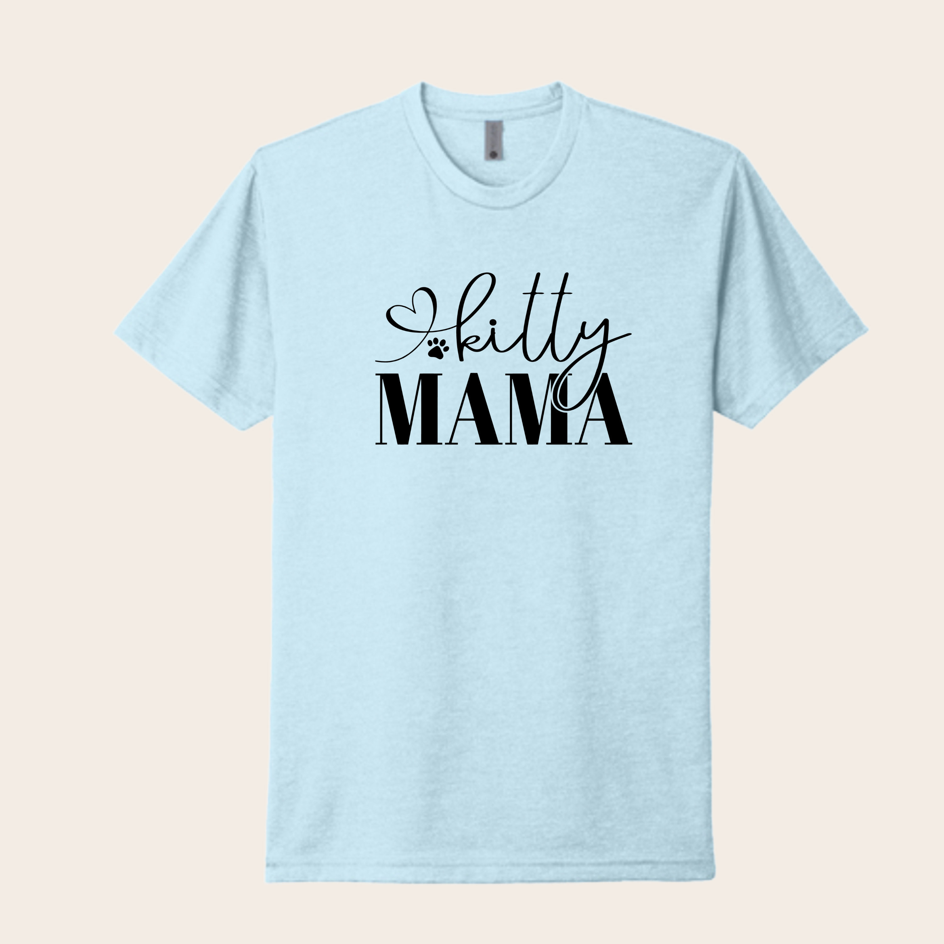 Kitty Mama Heart T-Shirt