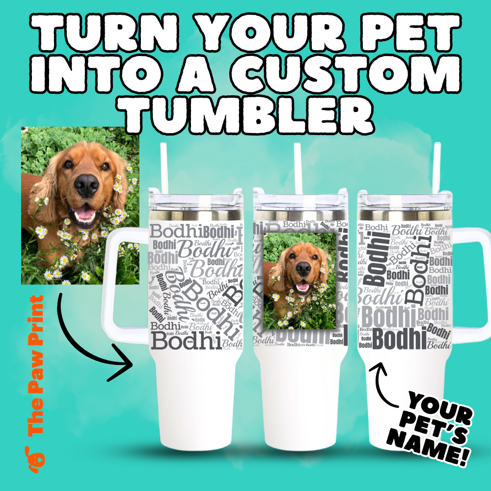 Custom Personalized Travel Mug with Handle and Straw (40oz)