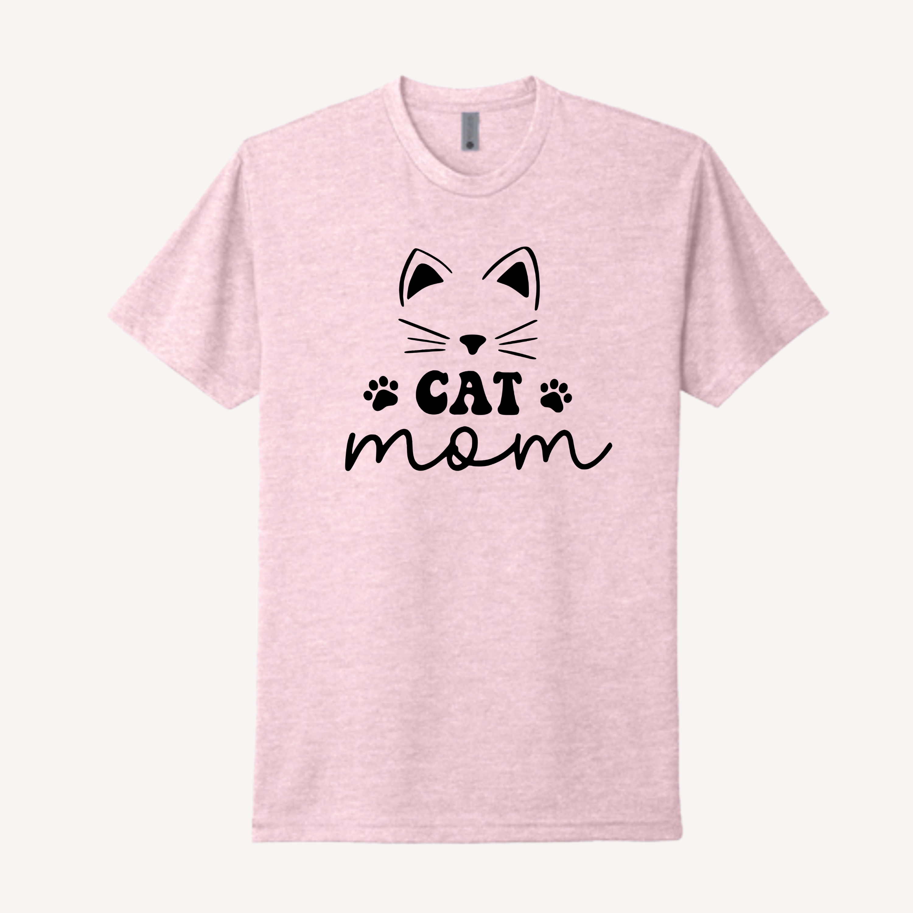 Cute Face Cat Mom T-Shirt