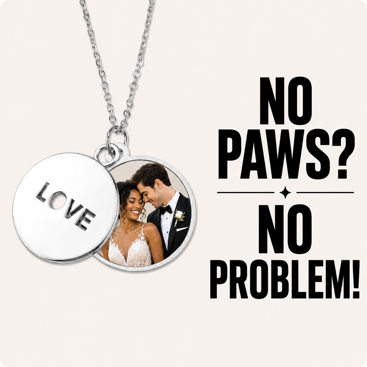 Always With Me Photo Necklace