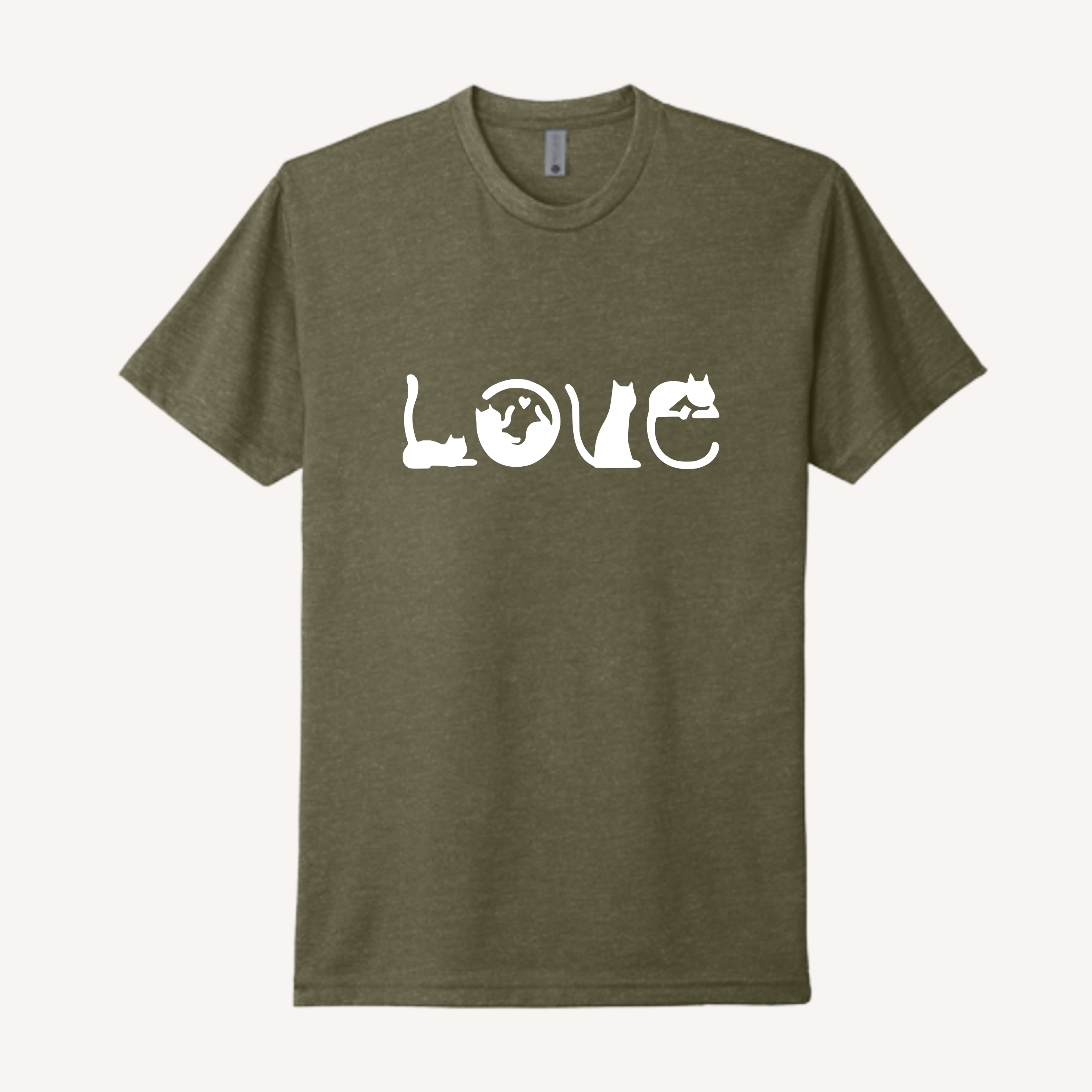 Cat Pose LOVE T-Shirt