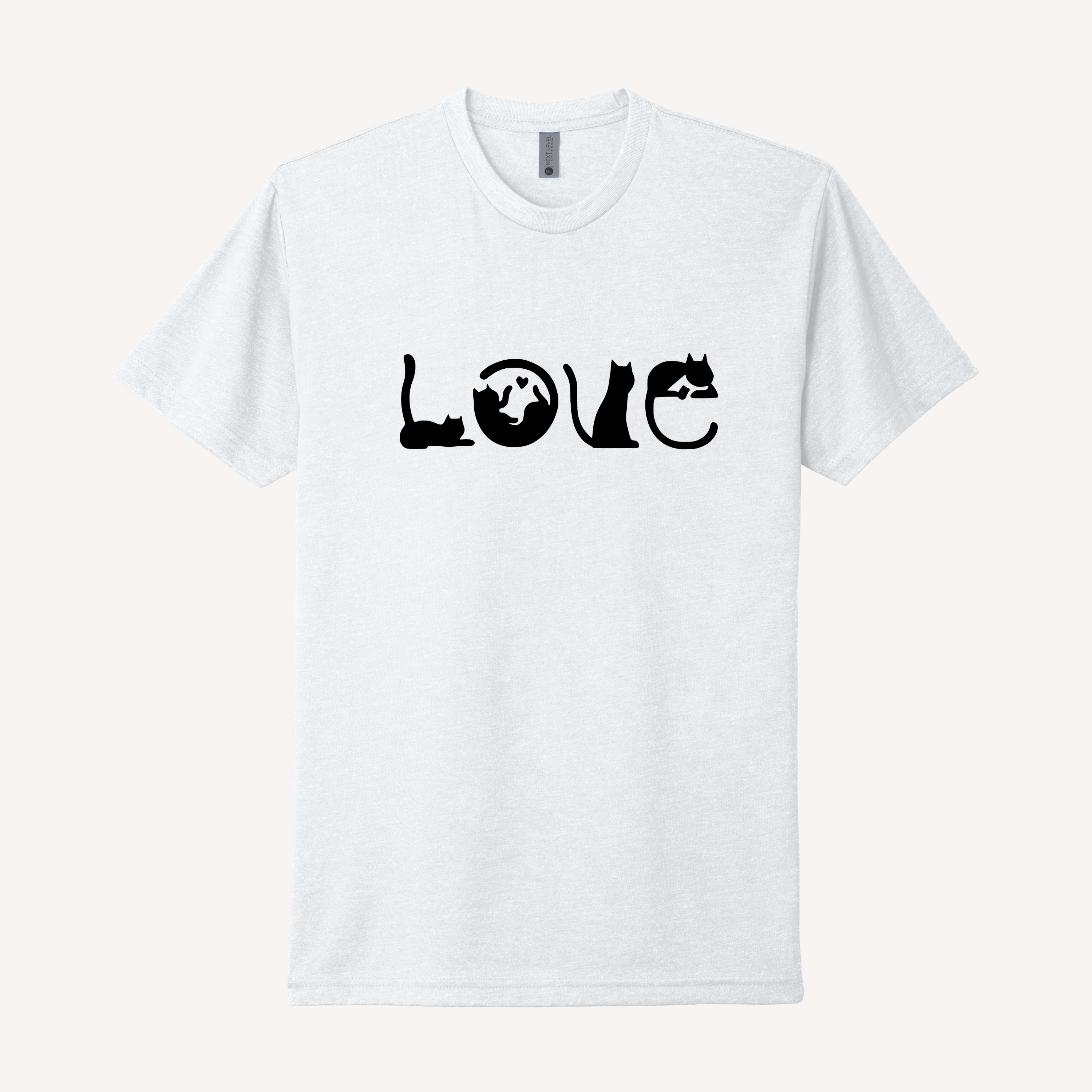 Cat Pose LOVE T-Shirt