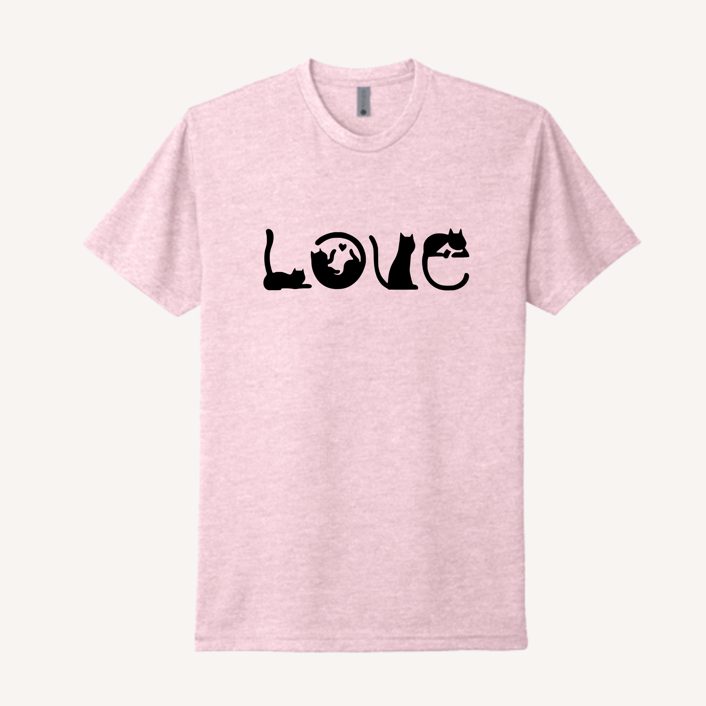 Cat Pose LOVE T-Shirt