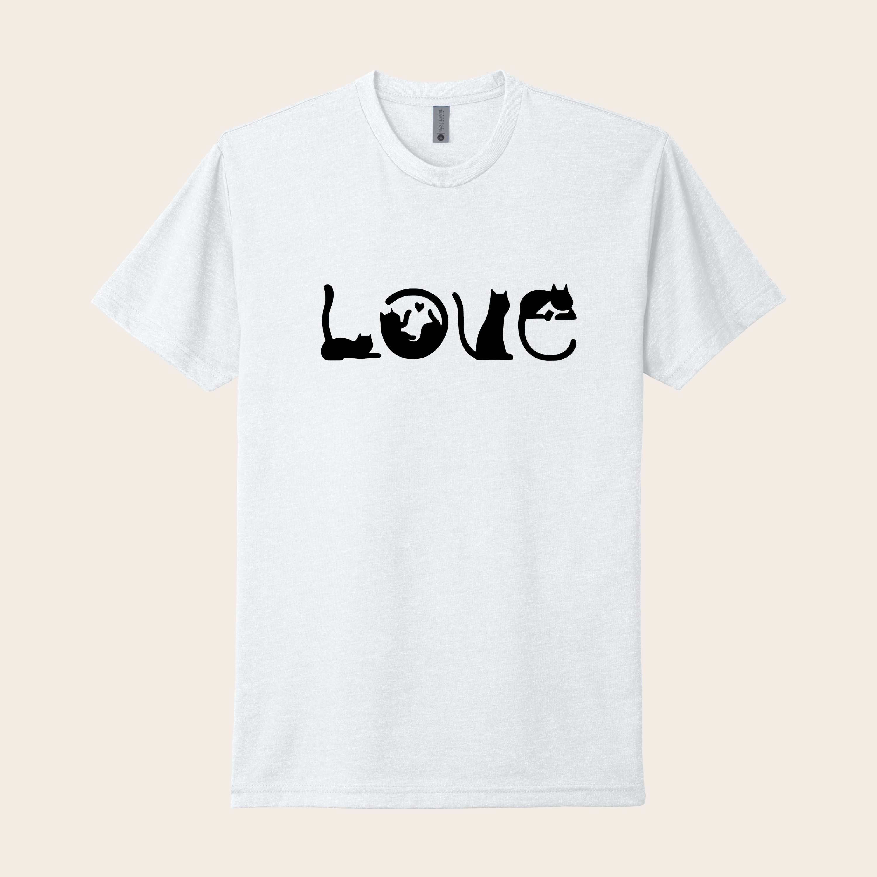 Cat Pose LOVE T-Shirt