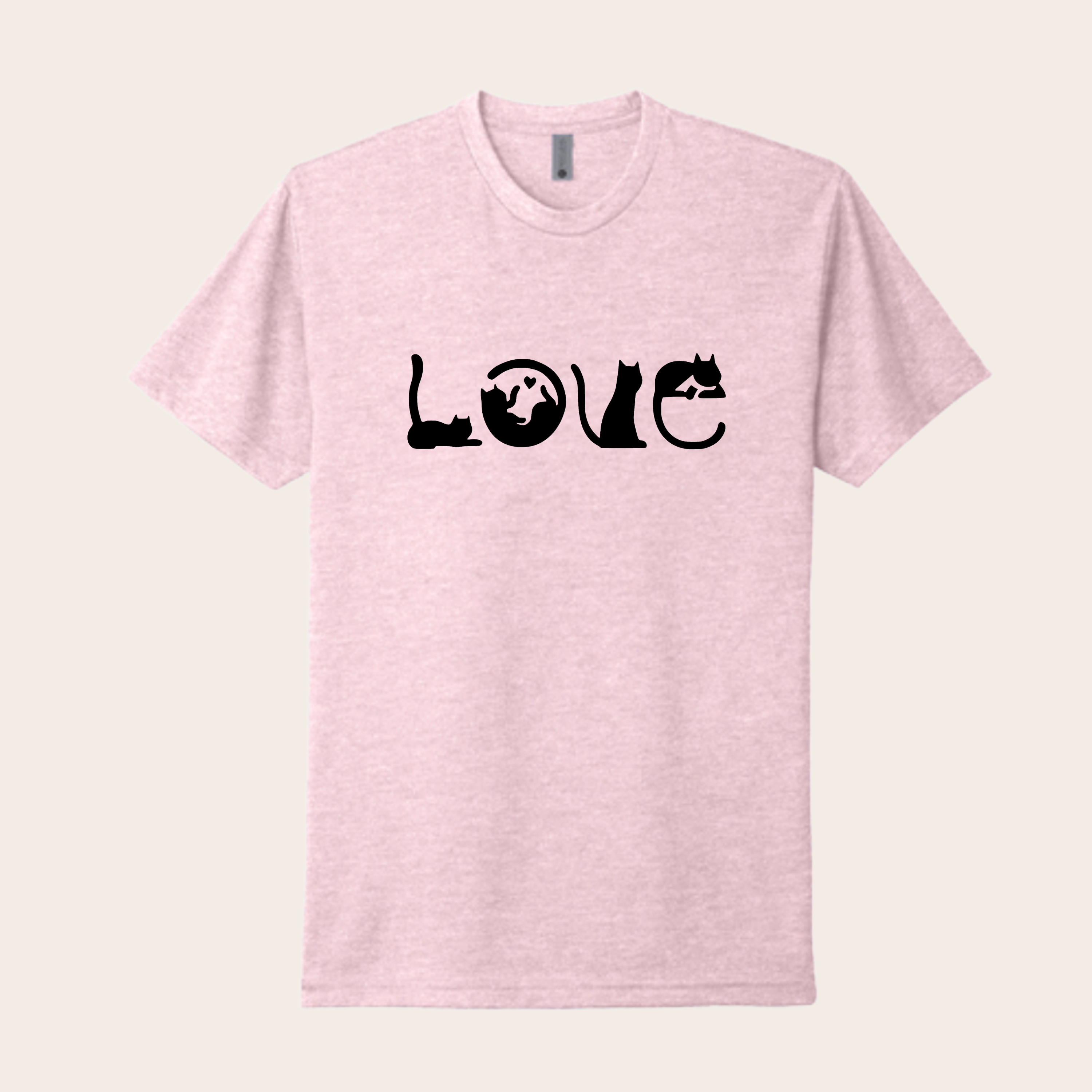 Cat Pose LOVE T-Shirt