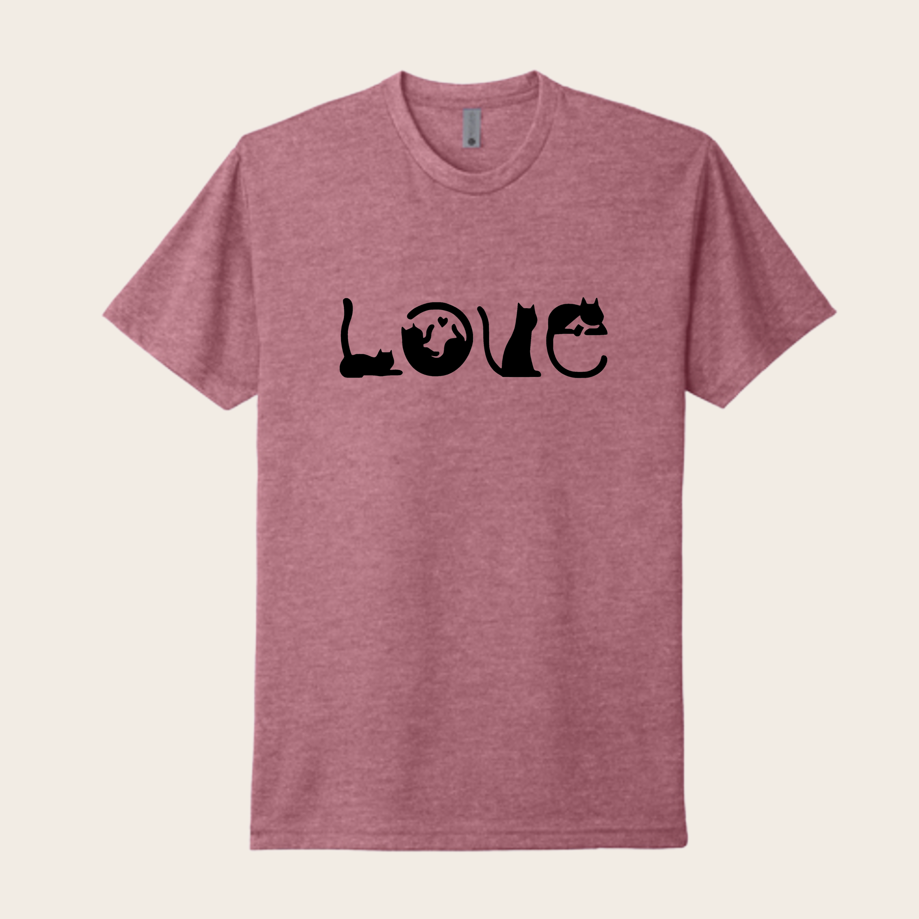 Cat Pose LOVE T-Shirt