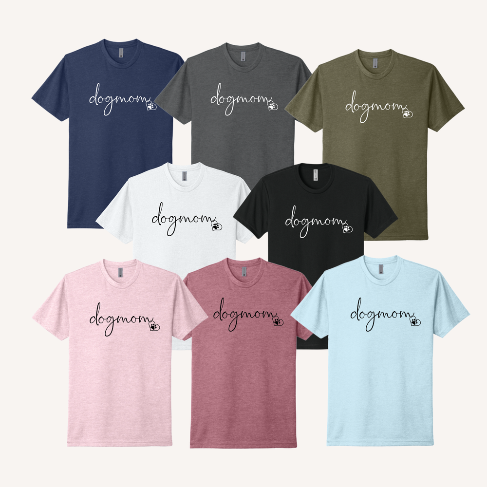 Dog Mom Script T-Shirt