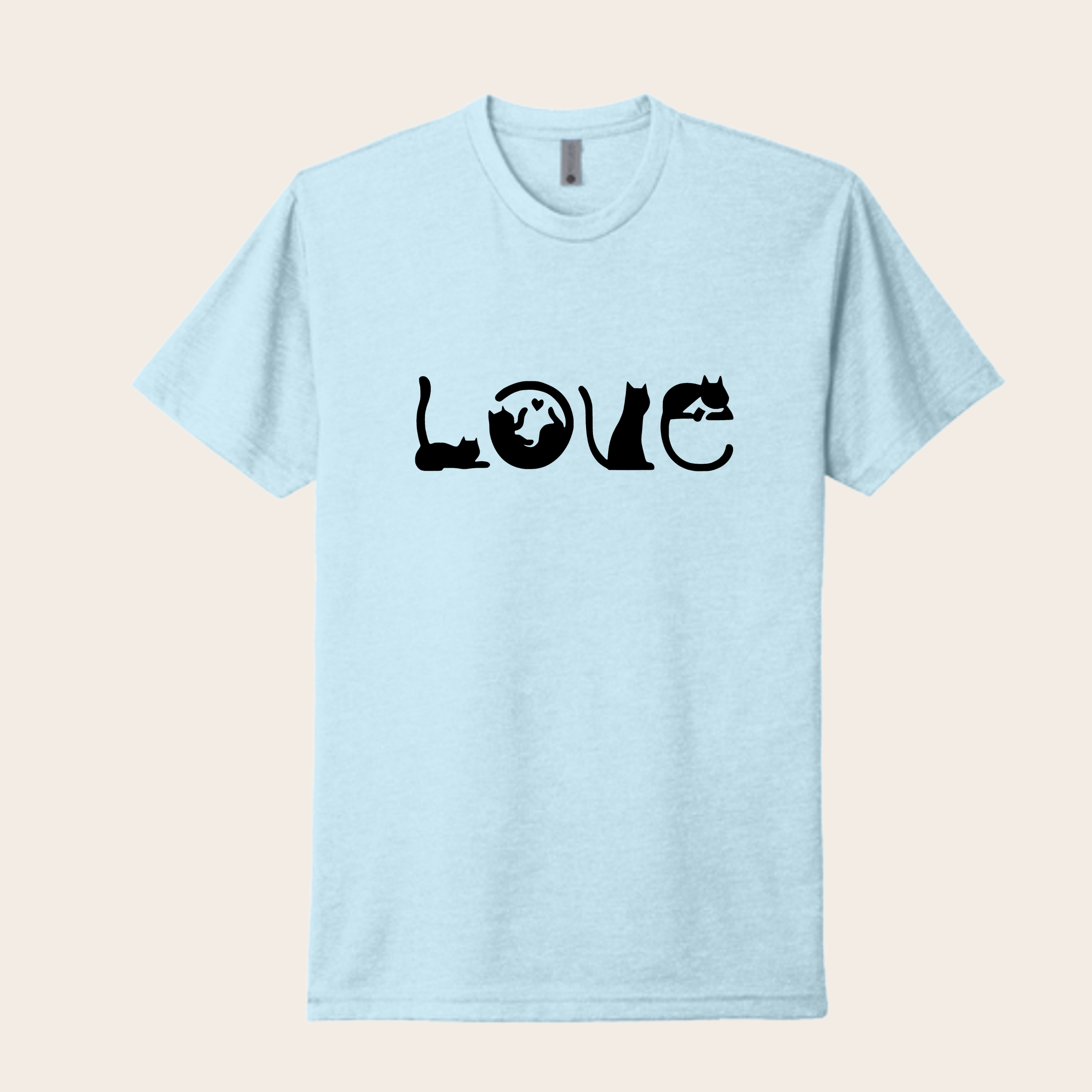 Cat Pose LOVE T-Shirt