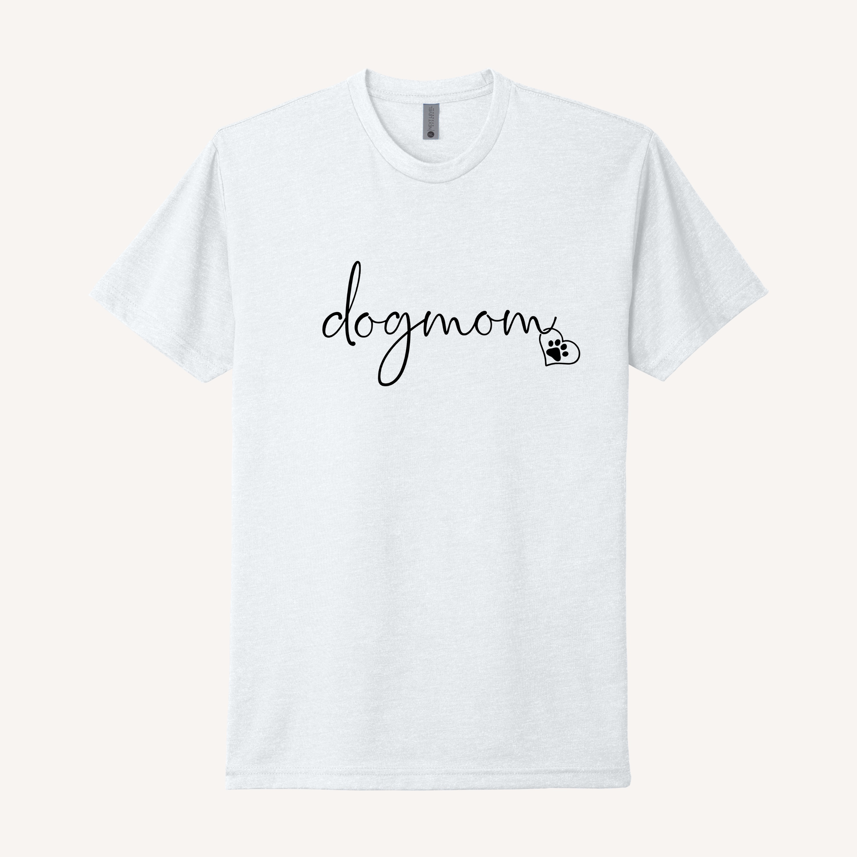 Dog Mom Script T-Shirt