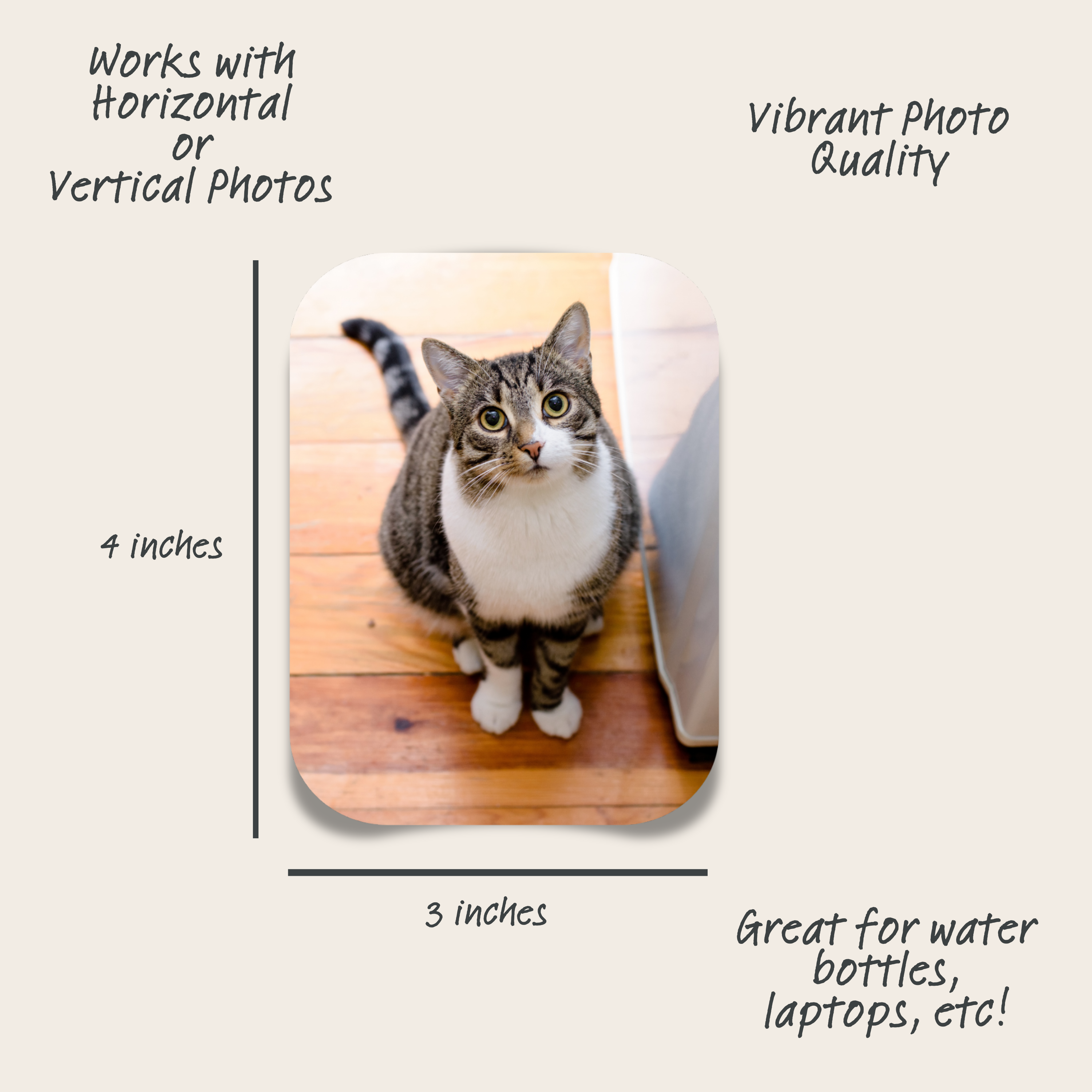 4" Custom Photo Sticker