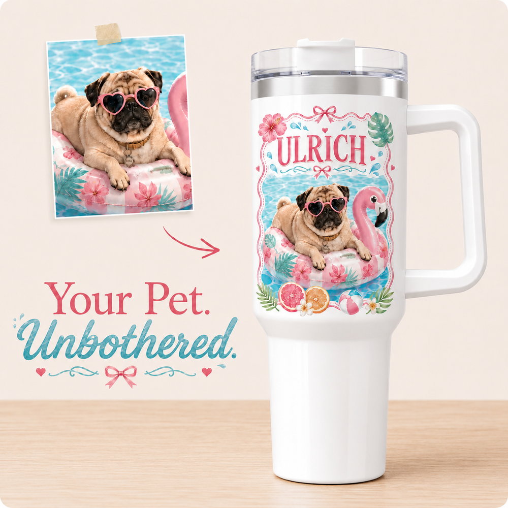 Fabulous Flamingo Collection 40oz Tumbler