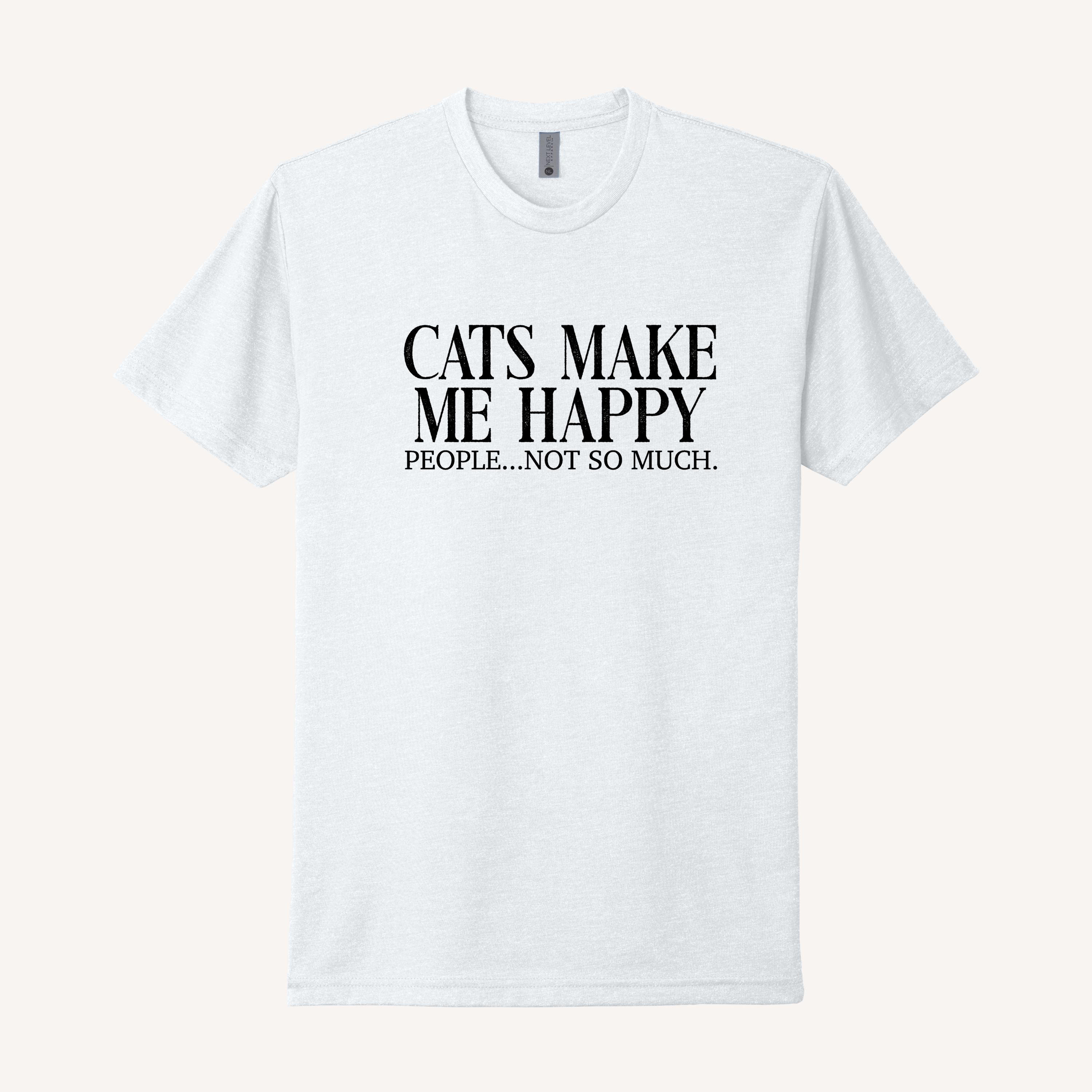 Cats Make Me Happy T-Shirt