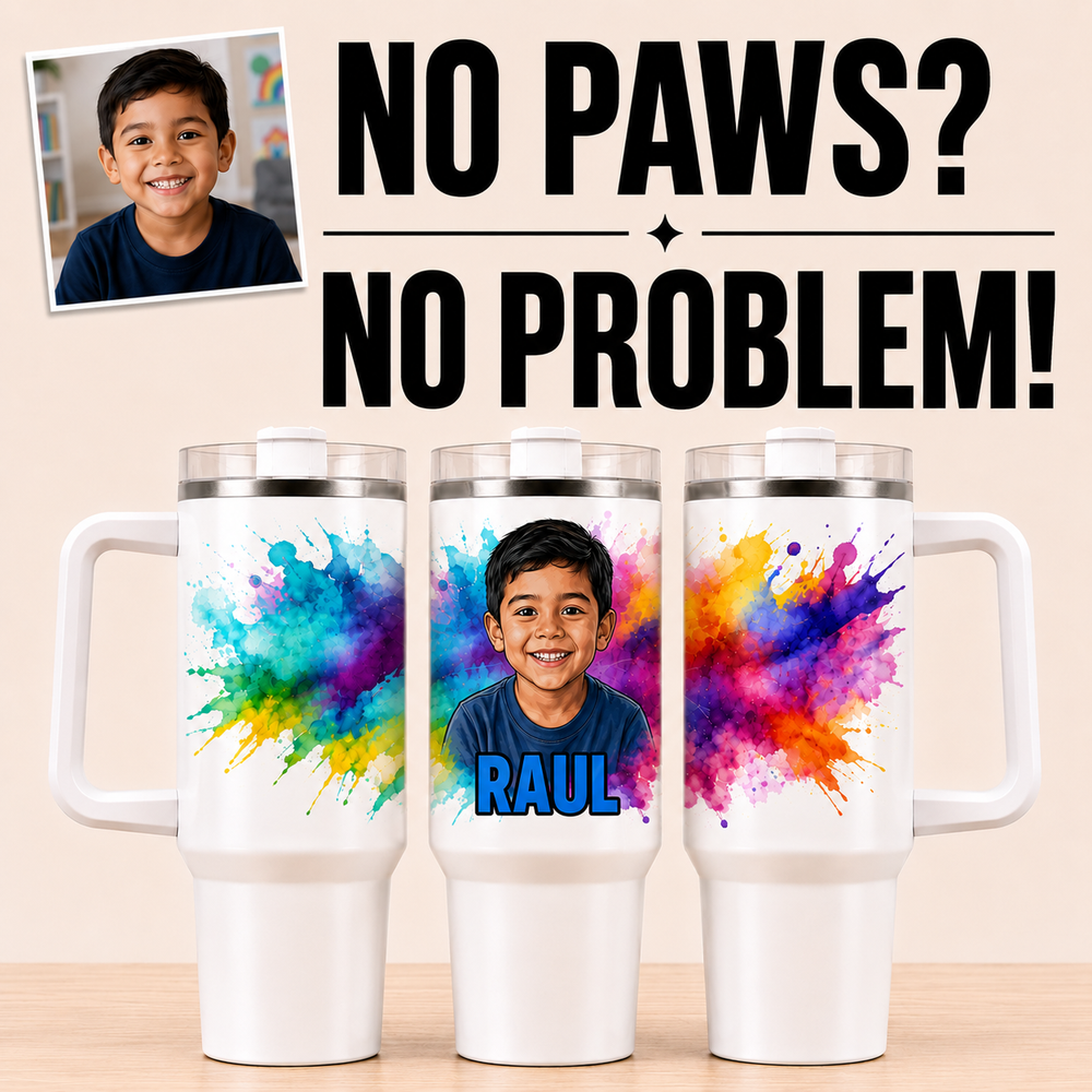 Paint Explosion Collection 40oz Tumbler