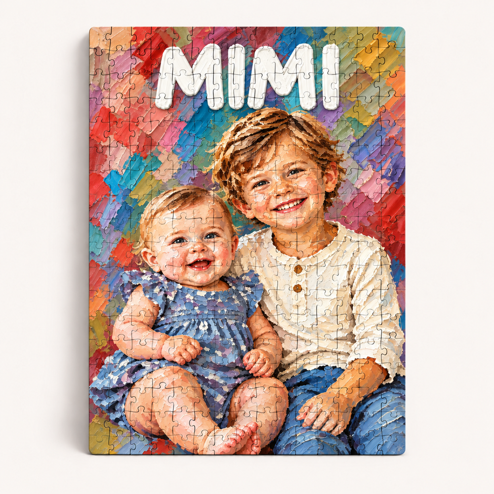 Paint Palette Portrait 300 Piece Puzzle