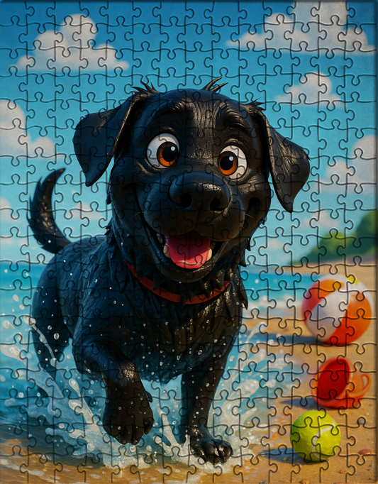 Cartoon-Style 300pc Jigsaw Puzzle