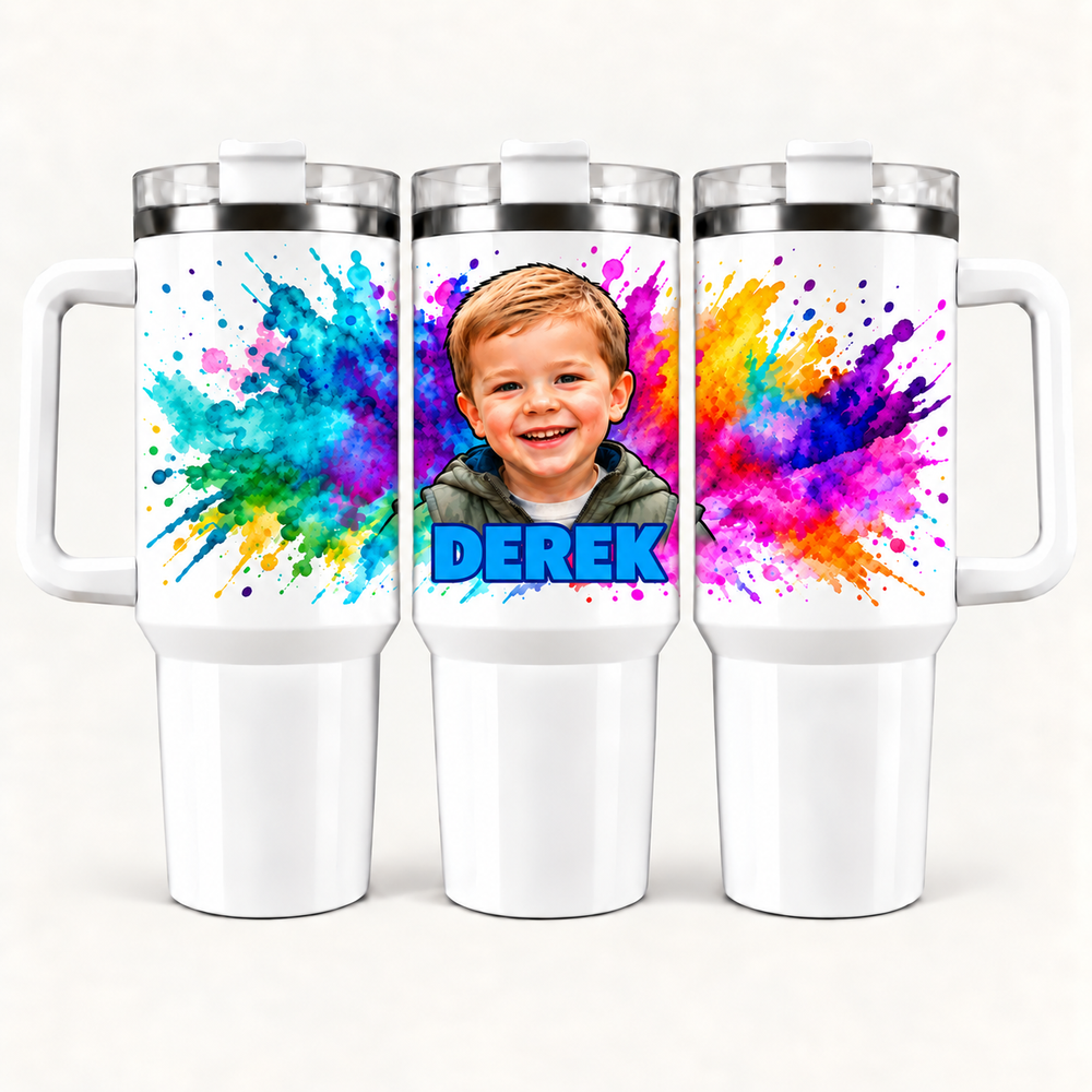 Paint Explosion Collection 40 oz Tumbler