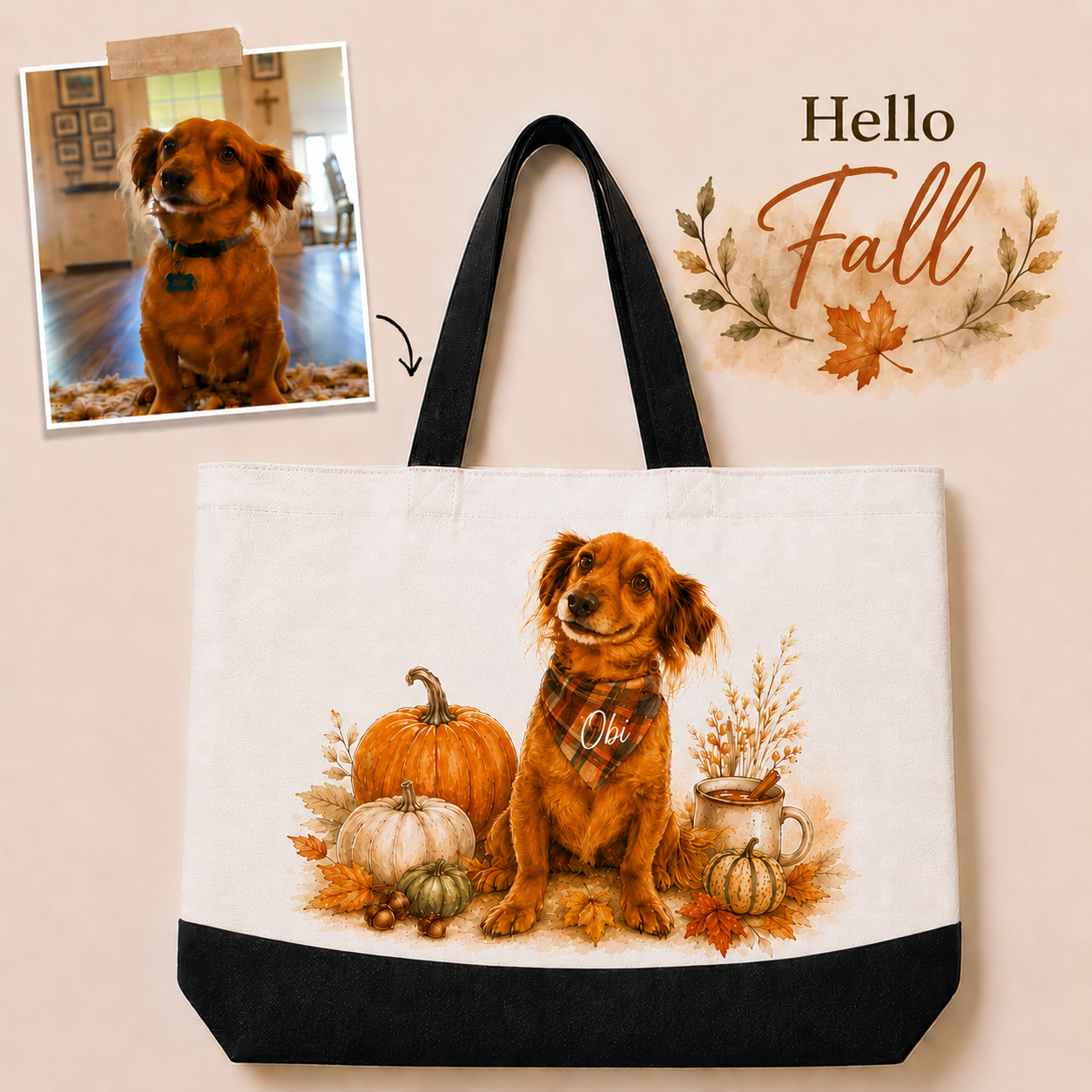 Autumn Harvest Collection Tote Bag