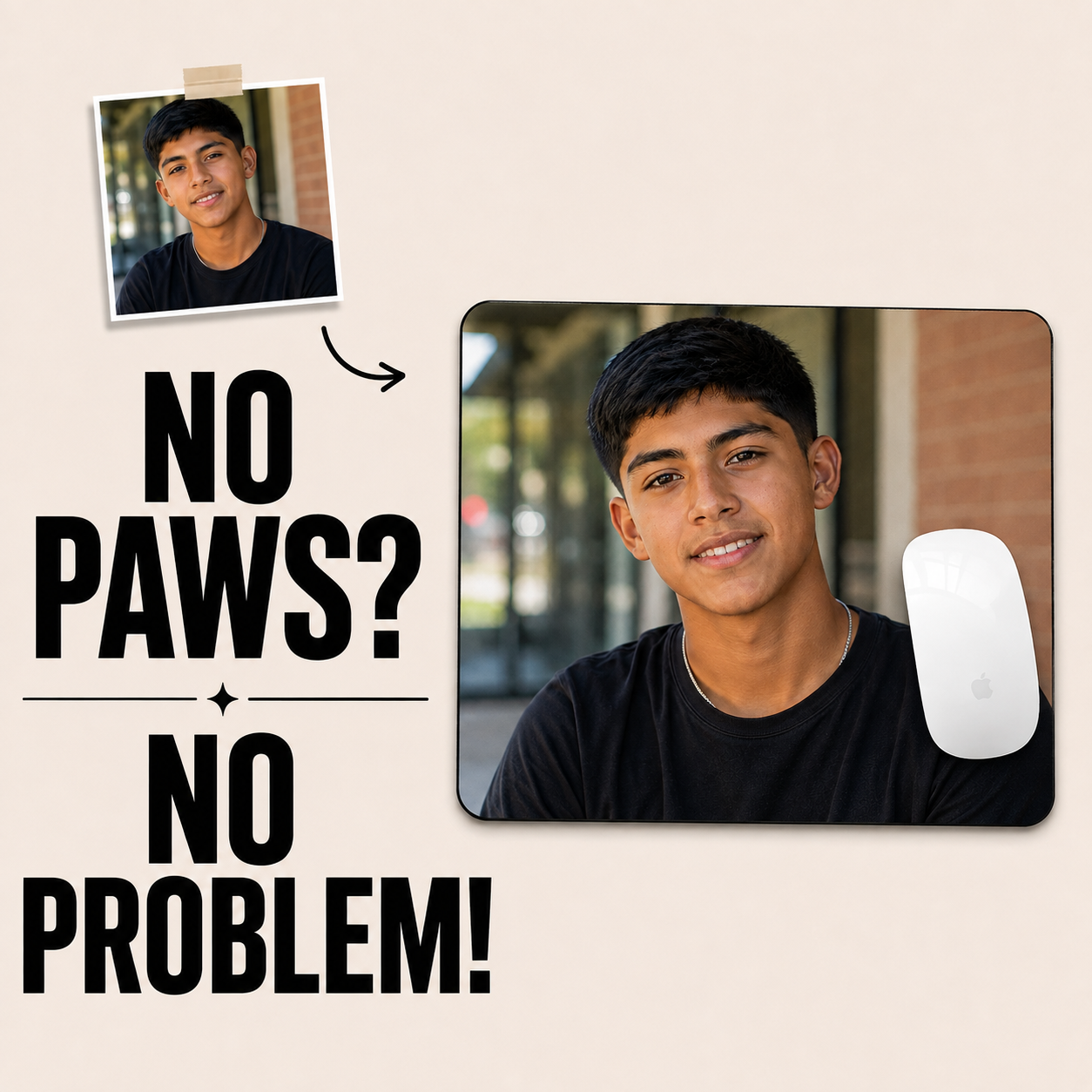 Pet Portrait Mouse Pad