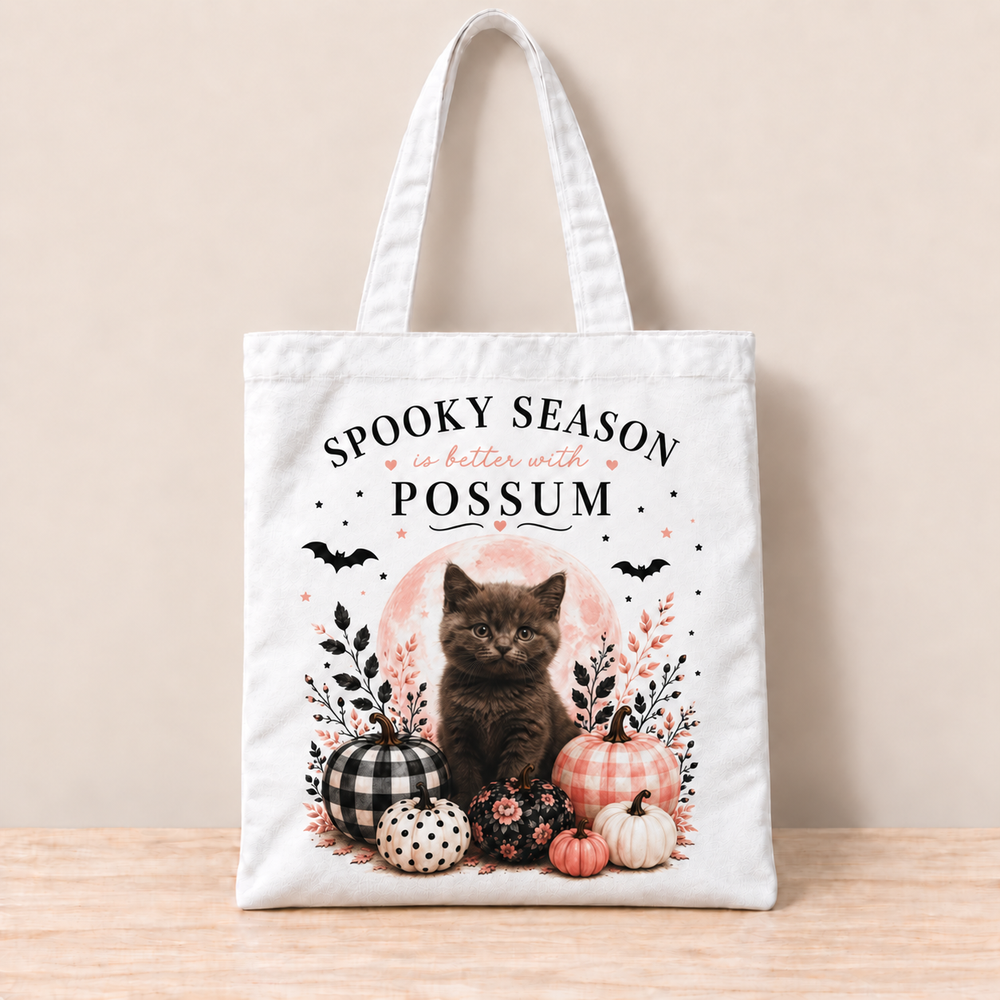 Fright Night Collection - Pretty Little Pumpkin Tote Bag