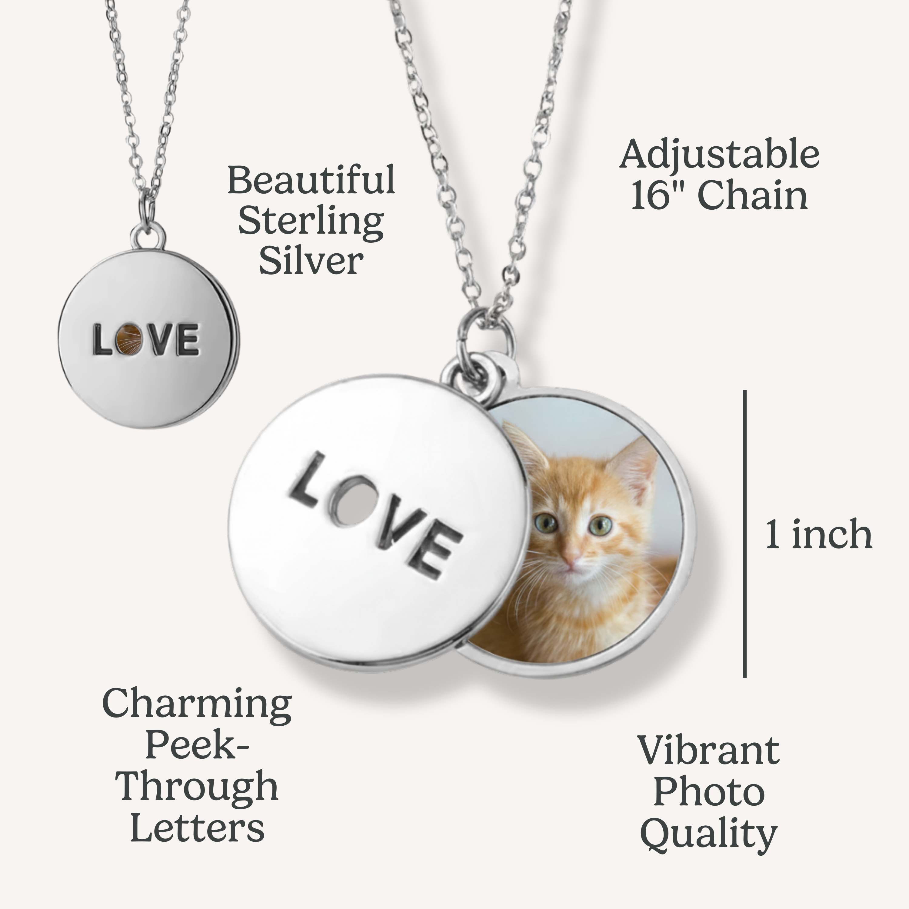 Always With Me Photo Necklace