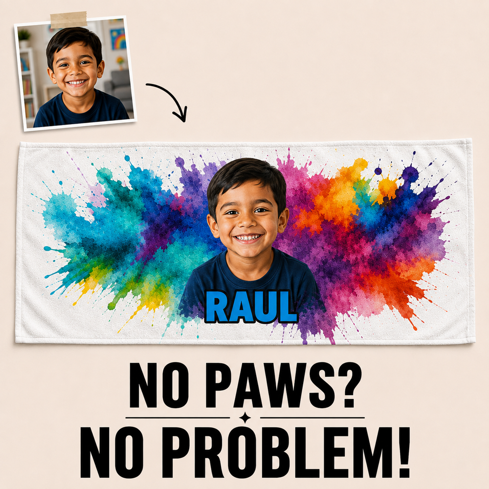 Paint Explosion Collection Beach Towel