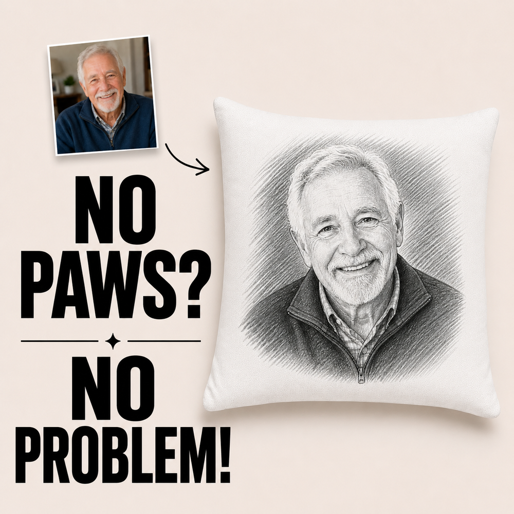 Sketchbook Collection Accent Pillow