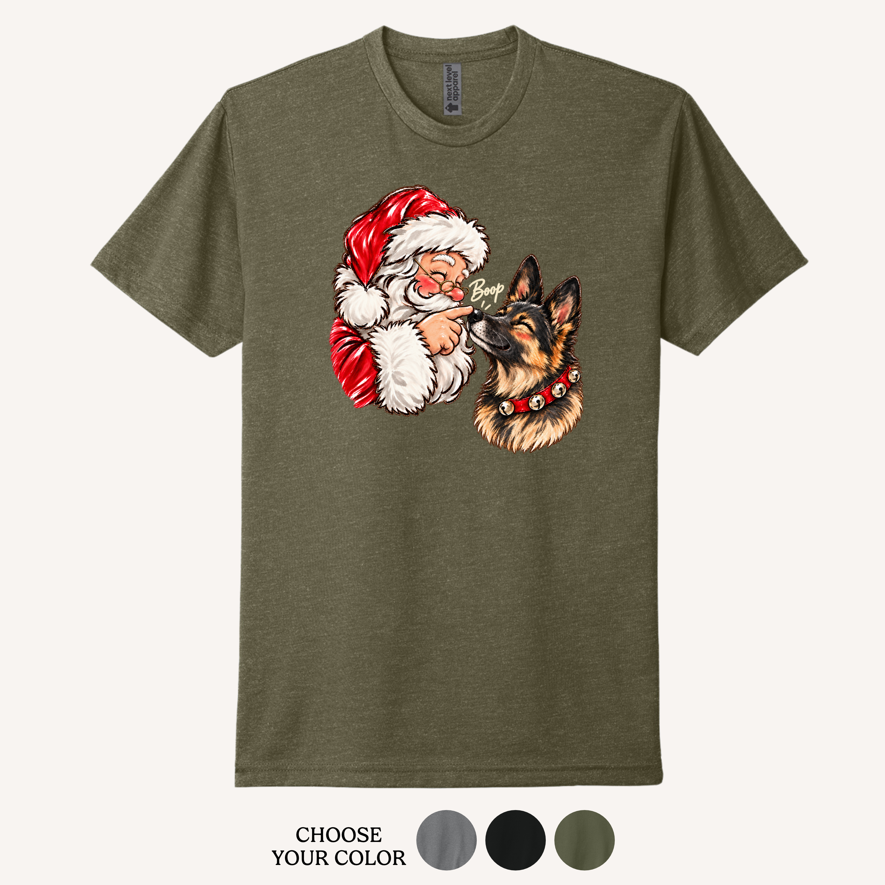 Santa's Little Moment Custom Shirt