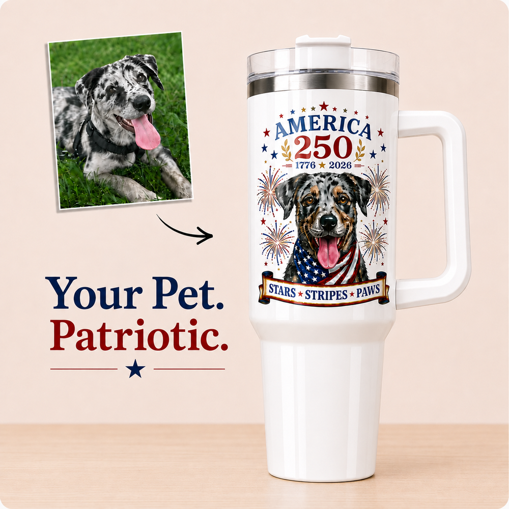 Patriotic Paws 250th Commemorative Tumbler