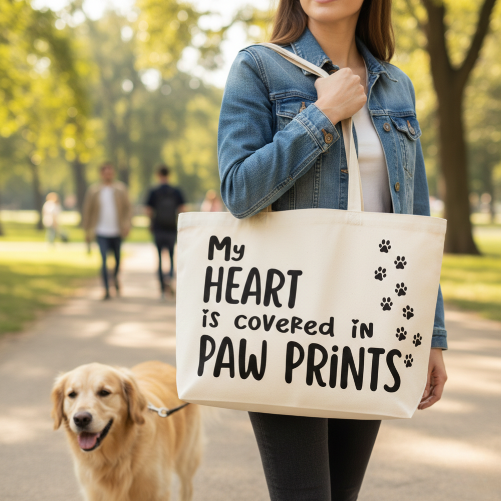 Pet Lover Canvas Tote Bag